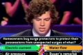First Question Wrong On Millionaire