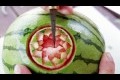 Imponerande kreativitet med vattenmelon
