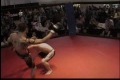 Brutal head kick to a downed opponent mma fight