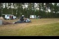 Snowmobile on the grass! That's speed!