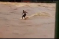 Surfing in the flood