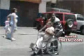 Wheelchair on the move